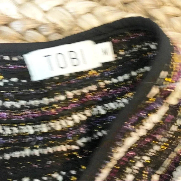 Tobi Striped Skirt Medium NWT - Picture 5 of 6